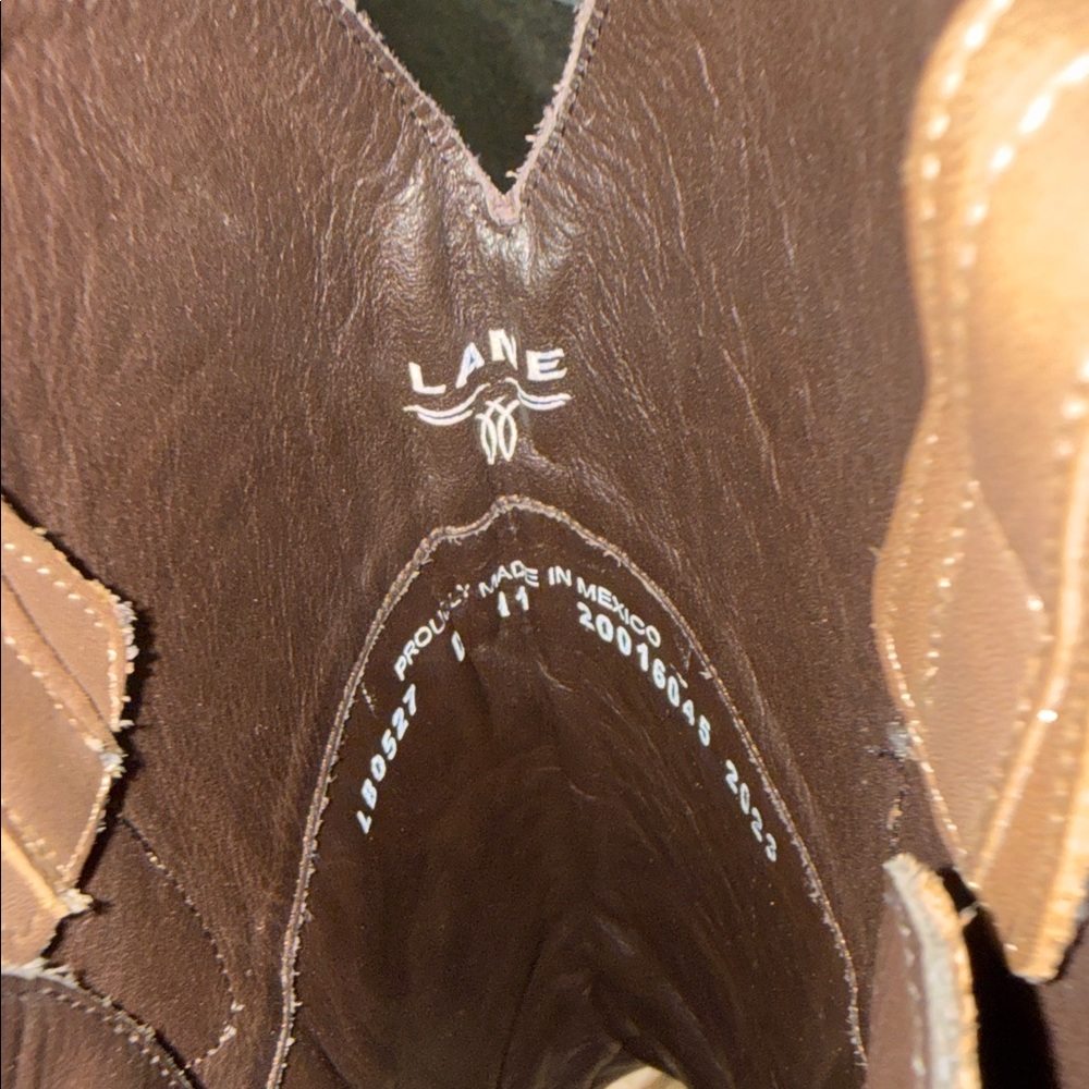 Lane Monica cowgirl boots brown size 11 - Picture 7 of 9